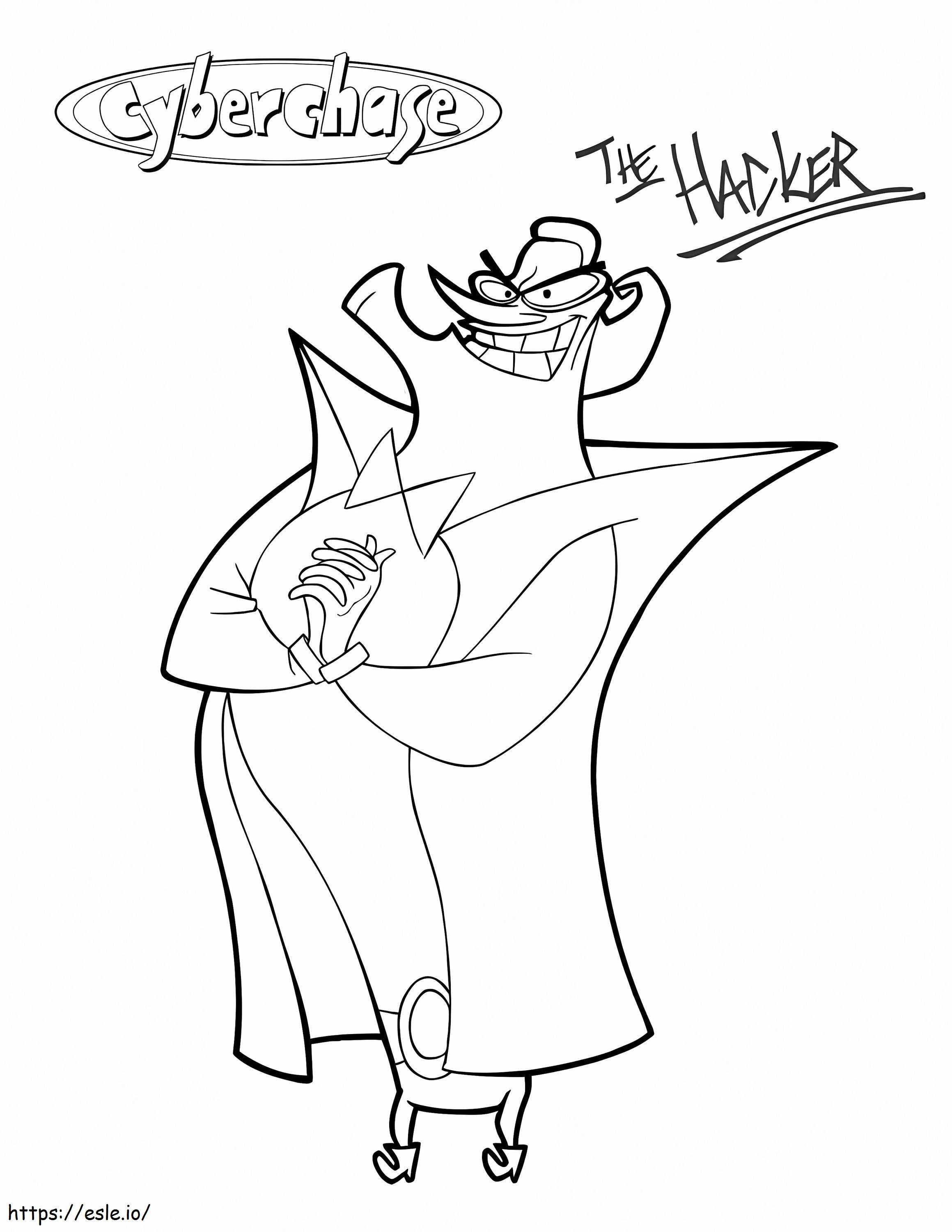 Cyberchase Hacker coloring page