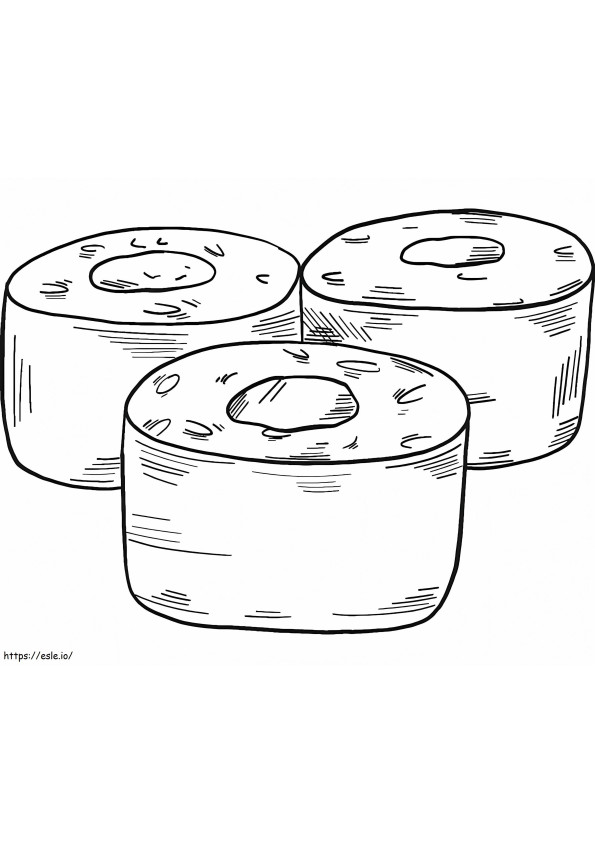 Sushi 13 coloring page