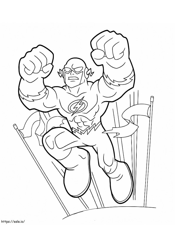 Win Flash coloring page