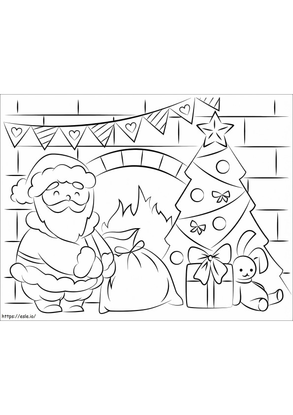 Santa Claus 3 coloring page