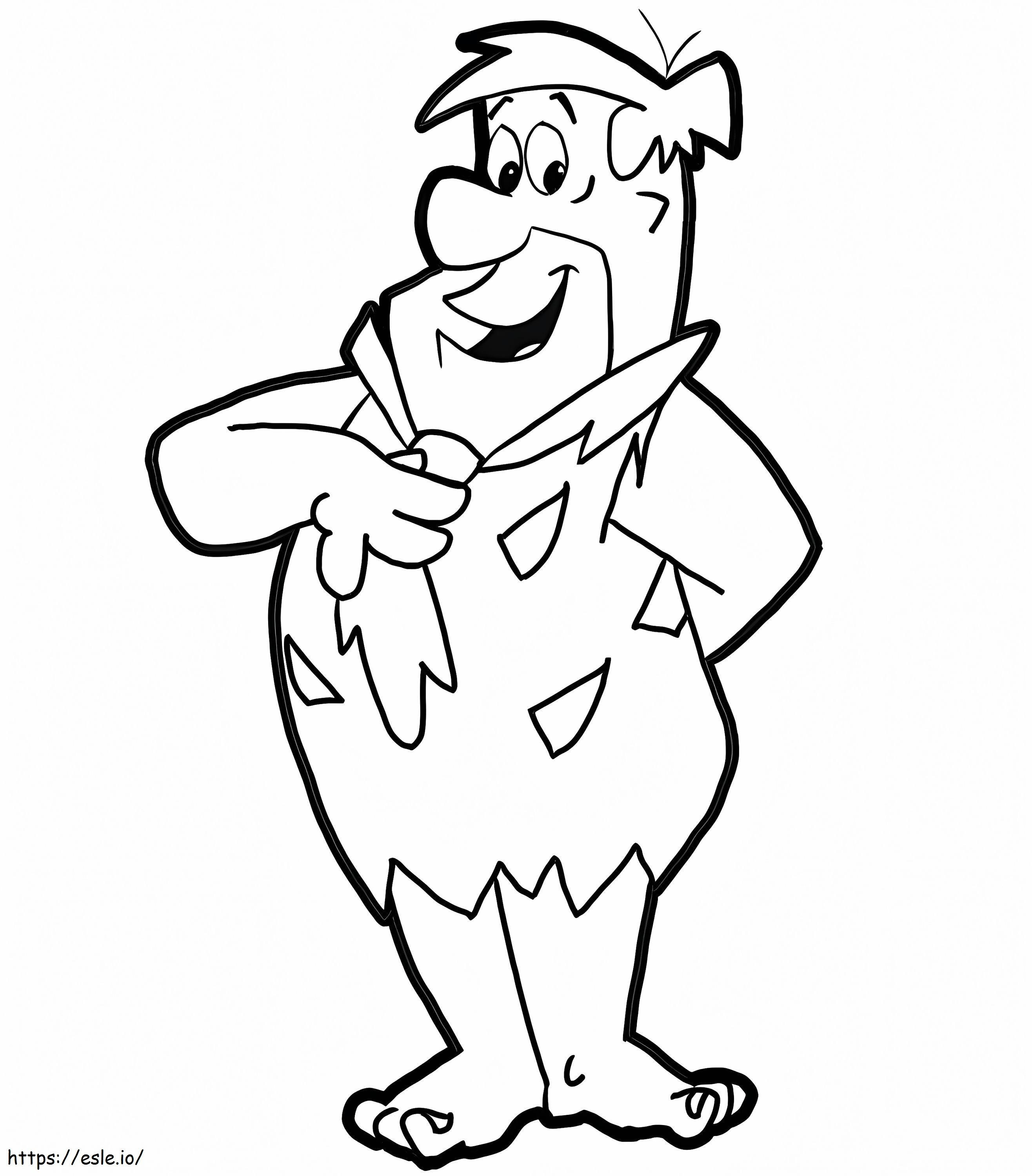 Fred Flintstone värityskuva
