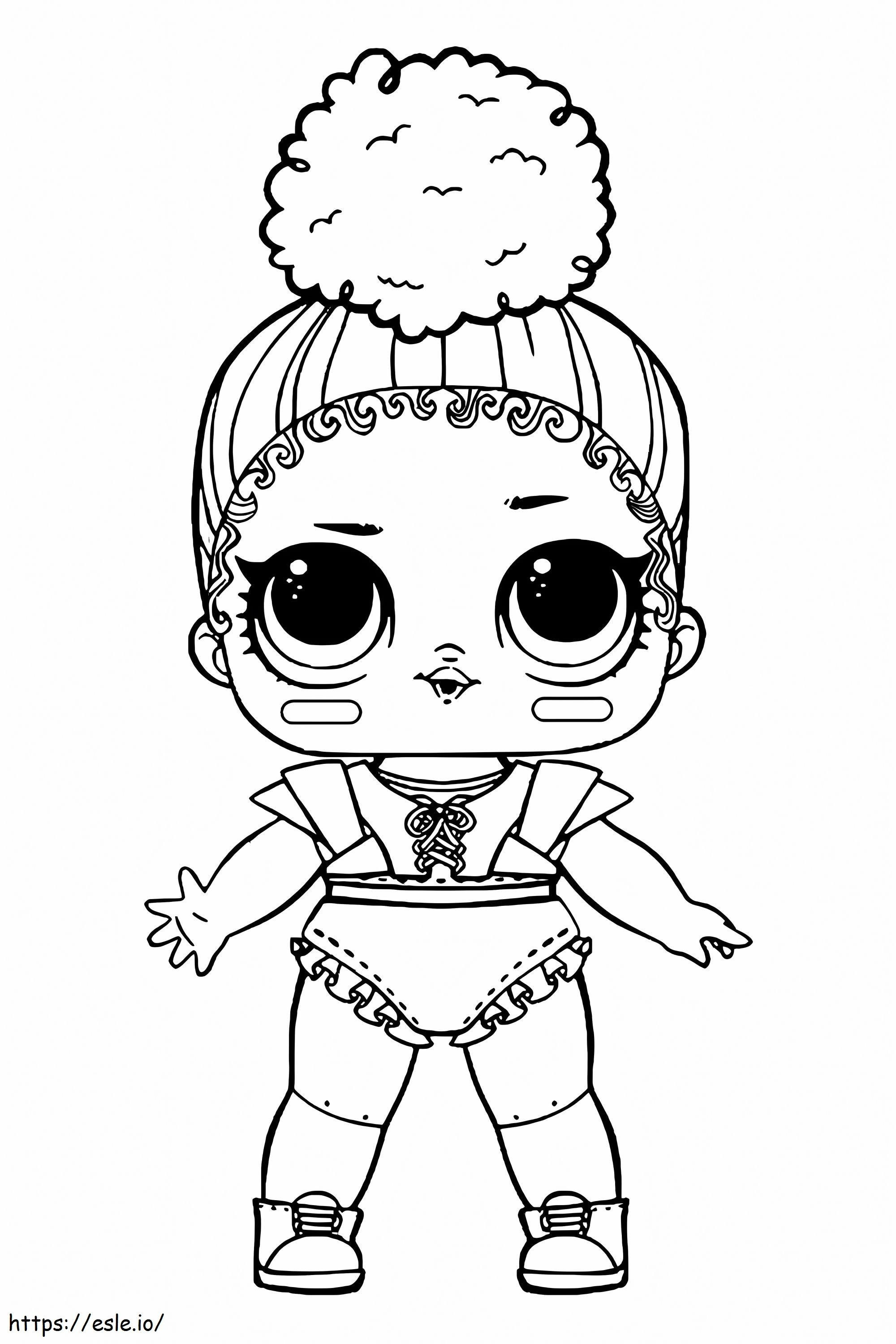 Doll Lol 16 coloring page