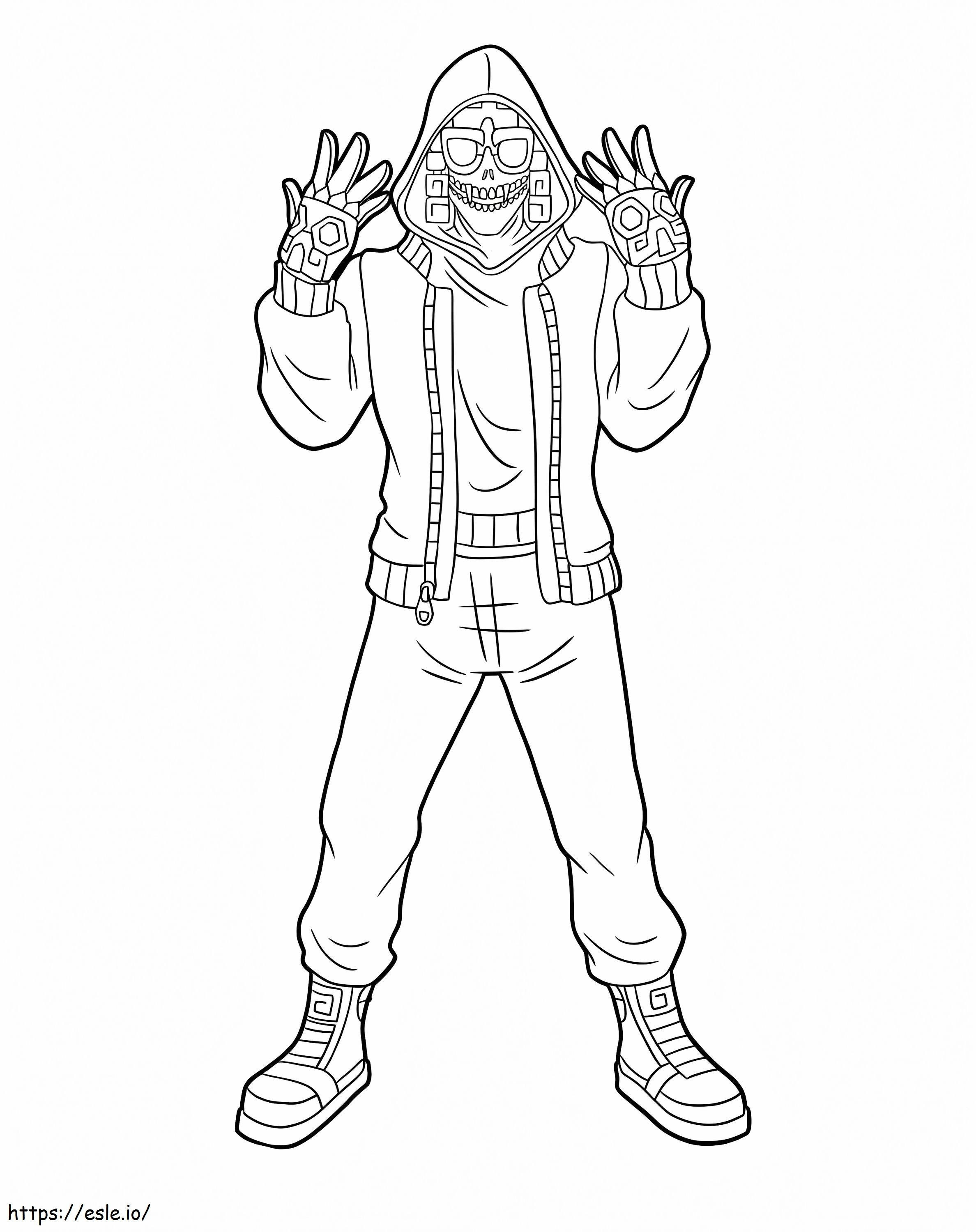 Mezmer From Fortnite coloring page