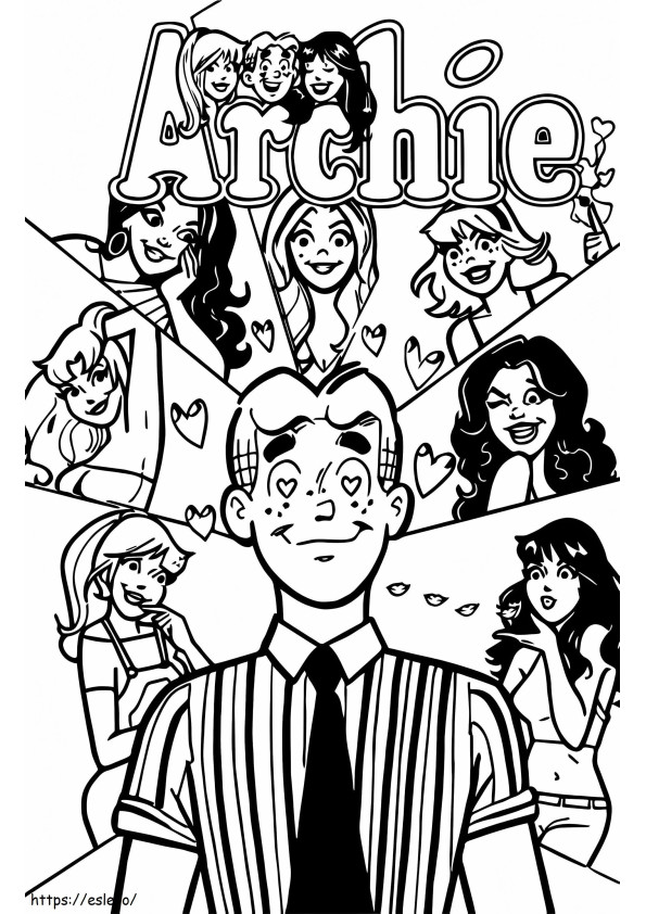 Riverdale 3 coloring page