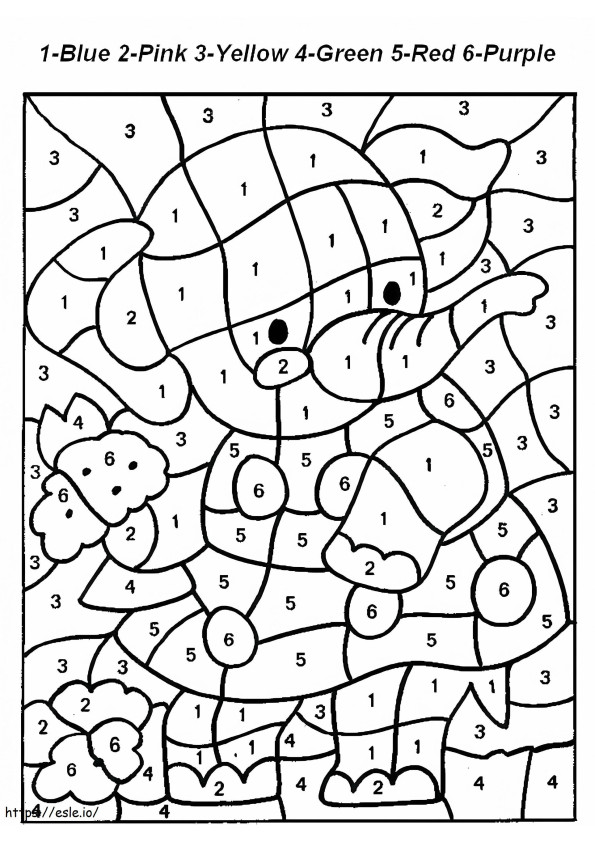 Color By Number Printable Pages Coloring Numbers Free Of 11 20 Pri coloring page