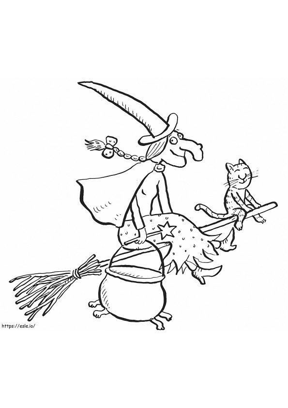 Room On The Broom 8 coloring page