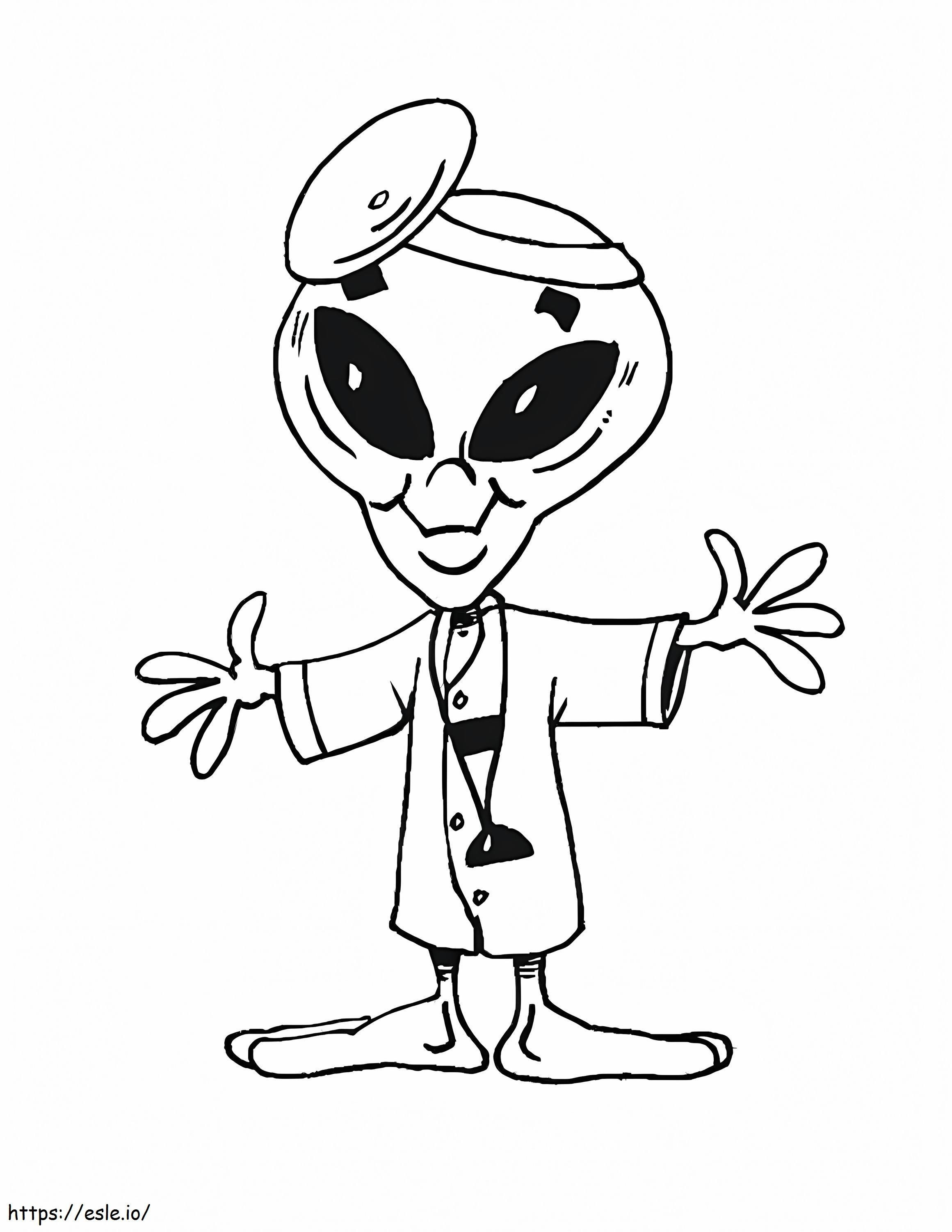 Doutor Alienígena para colorir