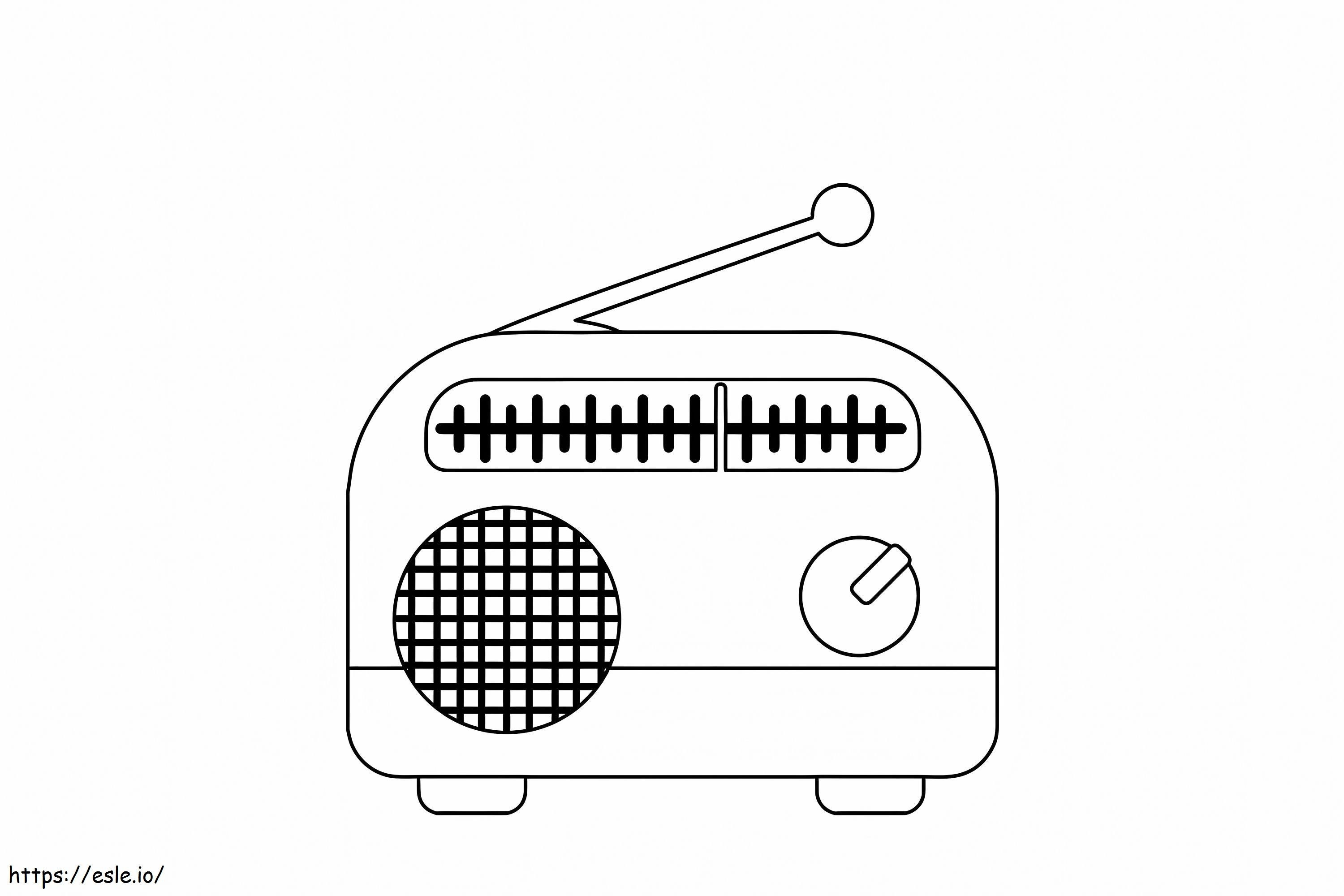 Radio Normal coloring page