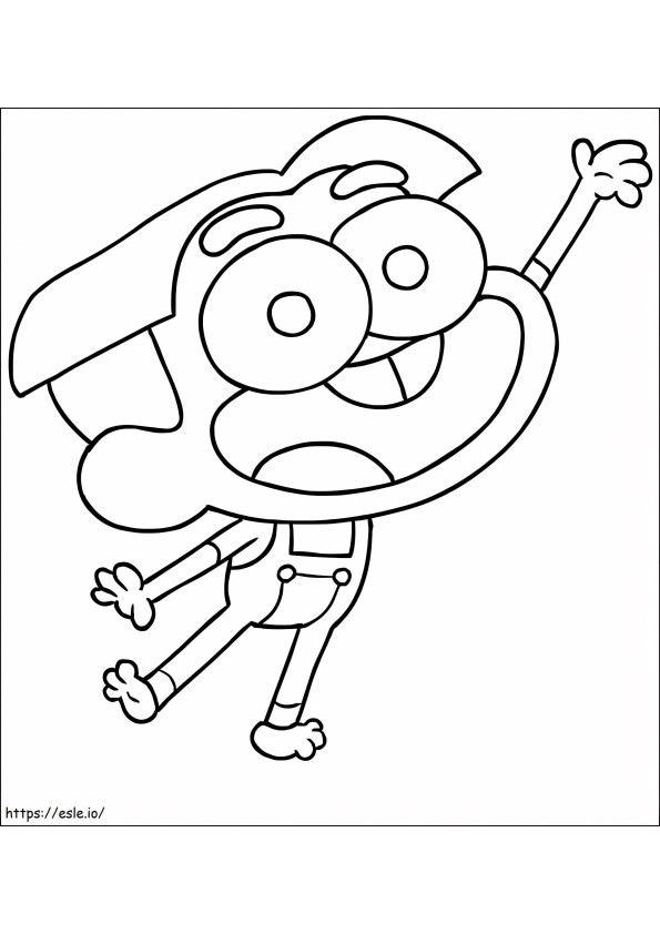 Cricket Green In Big City Greens coloring page