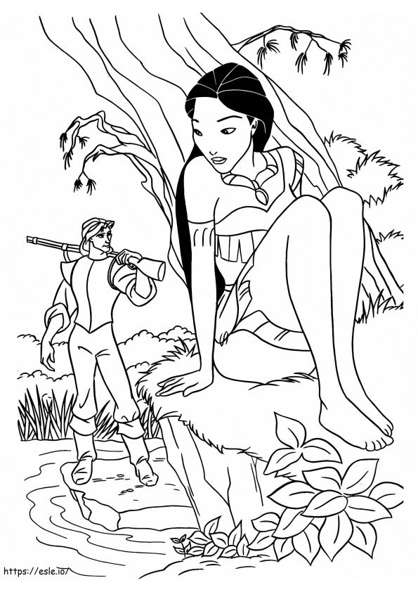 Pocahontas Hiding