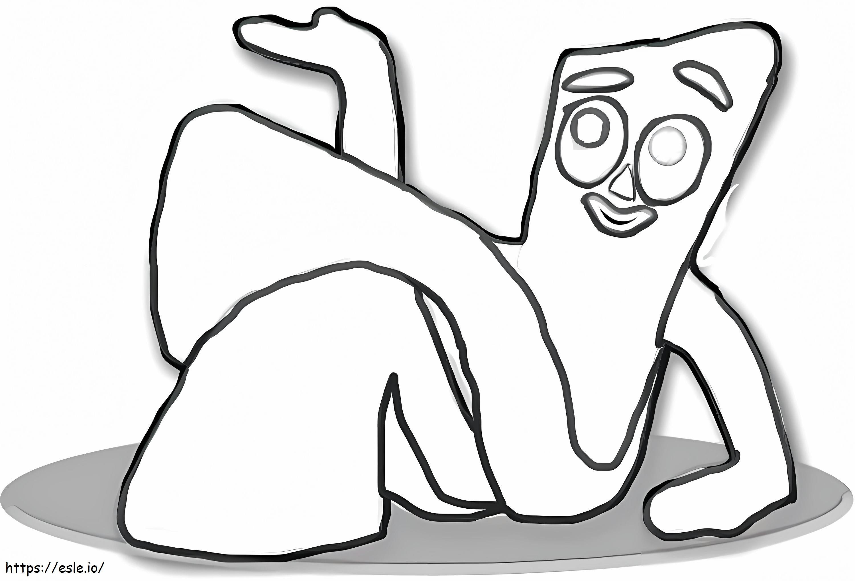 Offizieller Gumby ausmalbilder