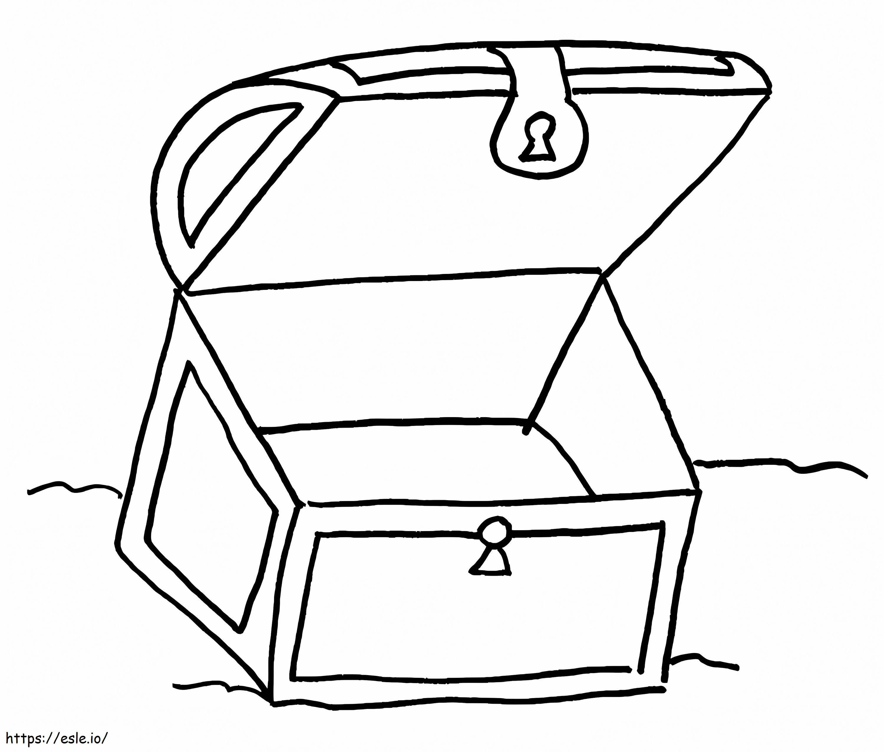 Empty Chest coloring page