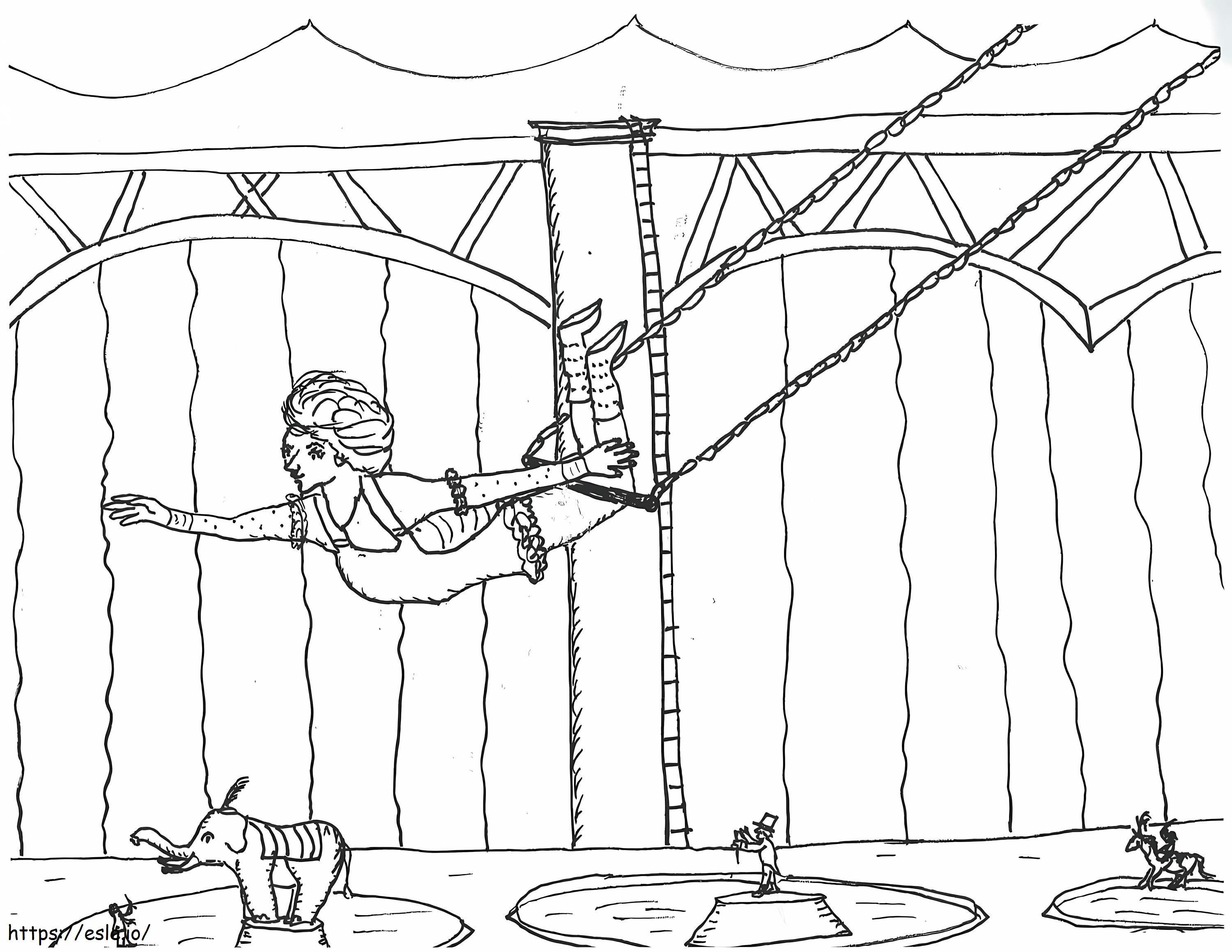 The Greatest Showman 4 coloring page