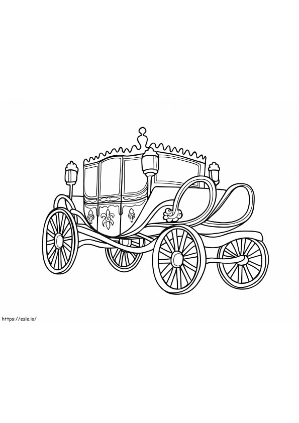 Coloriage Un chariot à imprimer dessin