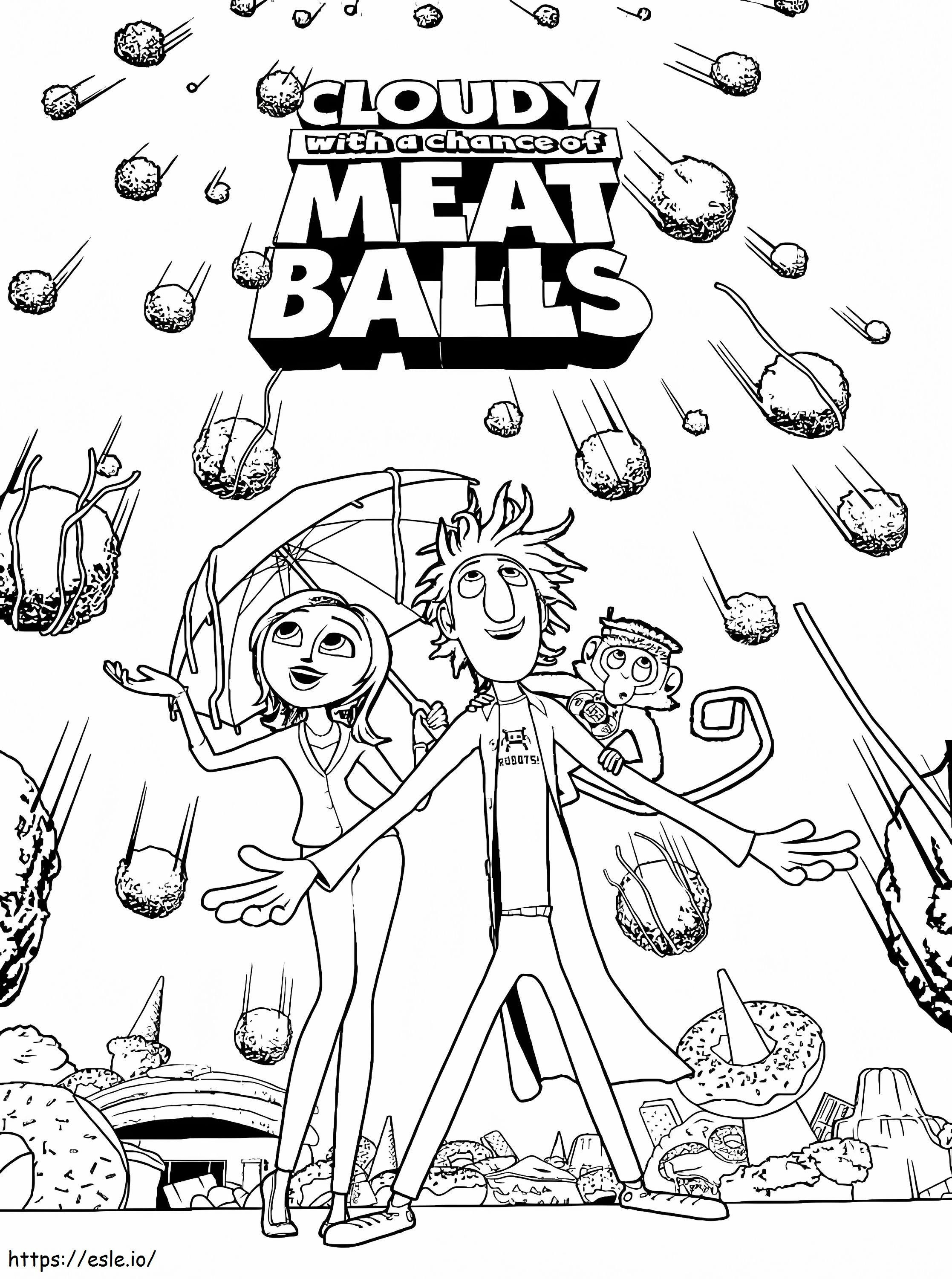 Cloudy With A Chance Of Meatballs 19 coloring page