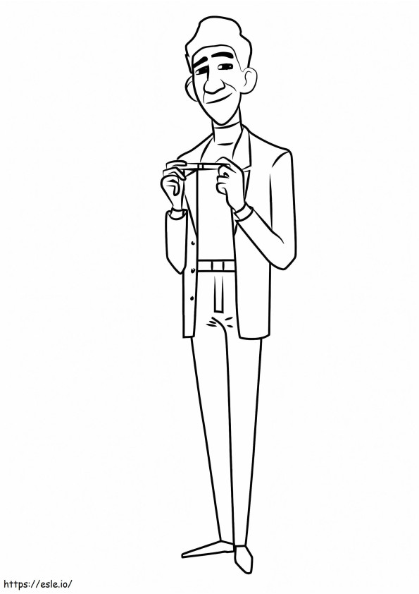 Walter Strickler From Trollhunters coloring page