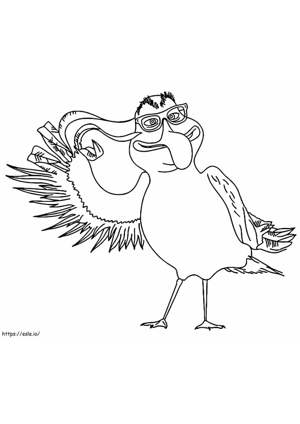 Socrates From Norm Of The North coloring page