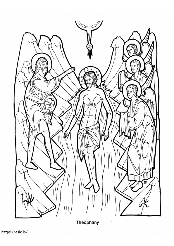 Orthodox Christmas 4 coloring page