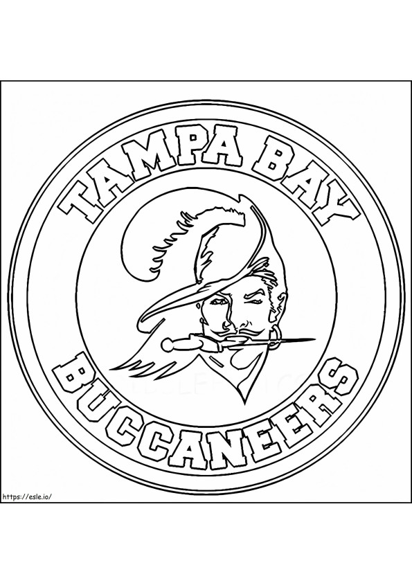 Tampa Bay Buccaneers 3 coloring page