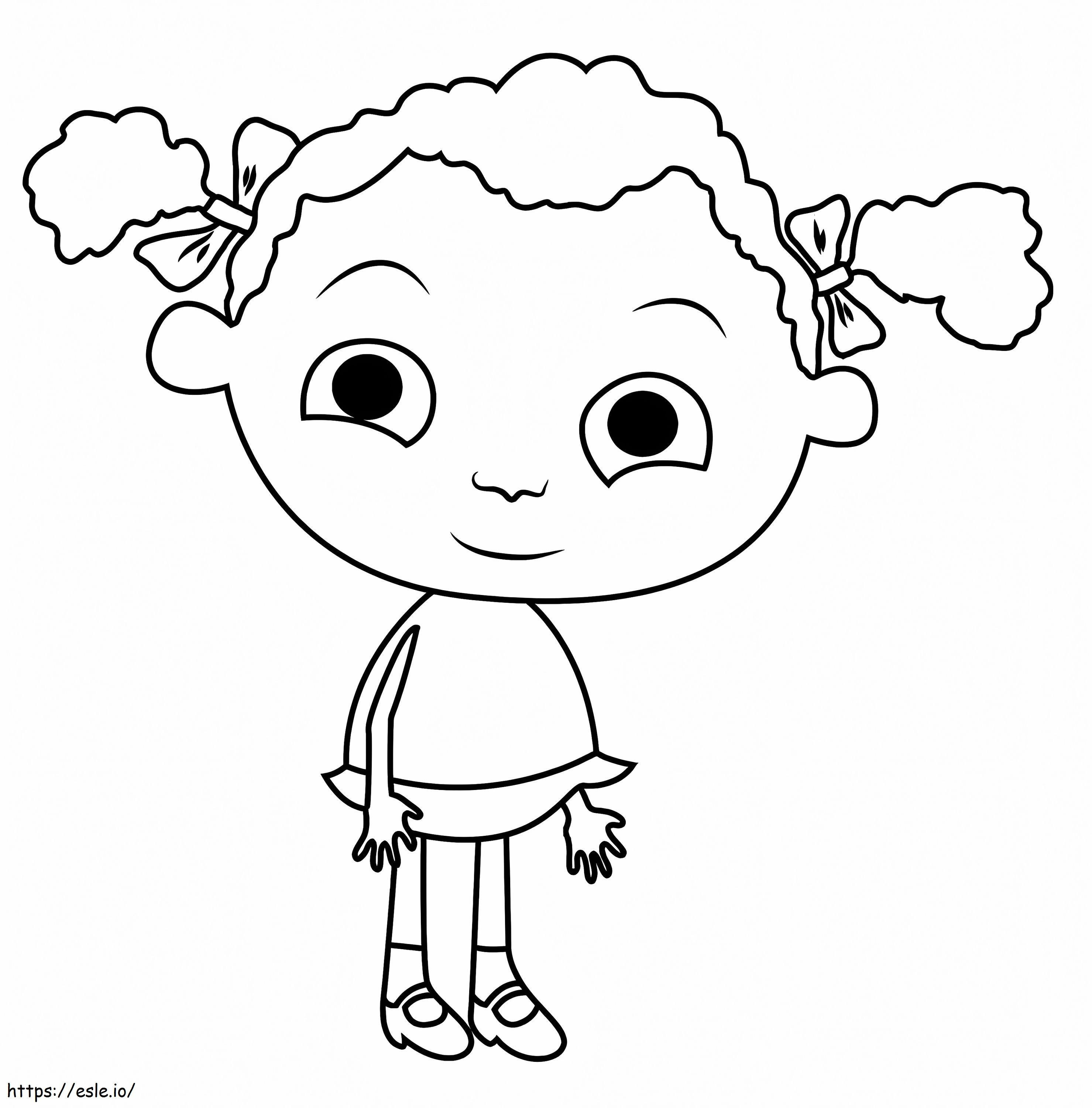 Cute Franny coloring page