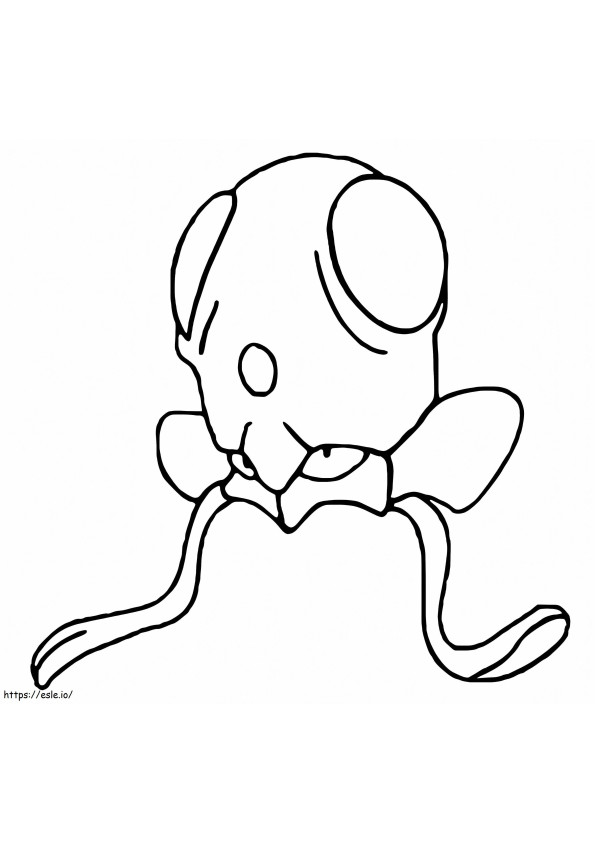 Tentacool 2 coloring page