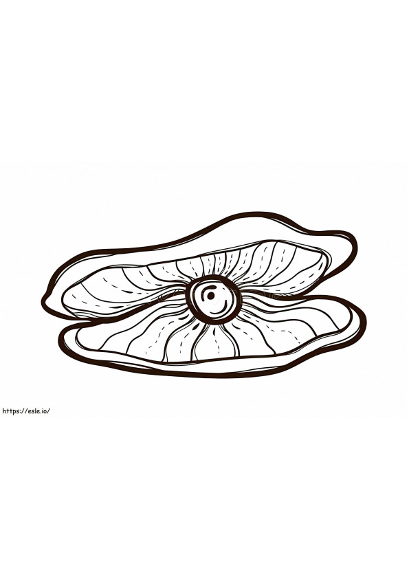 Mollusk Pearls coloring page