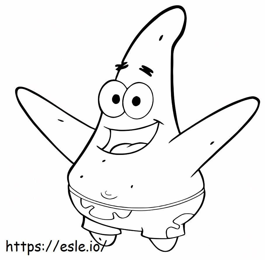 Patrick Star Spongebobista värityskuva