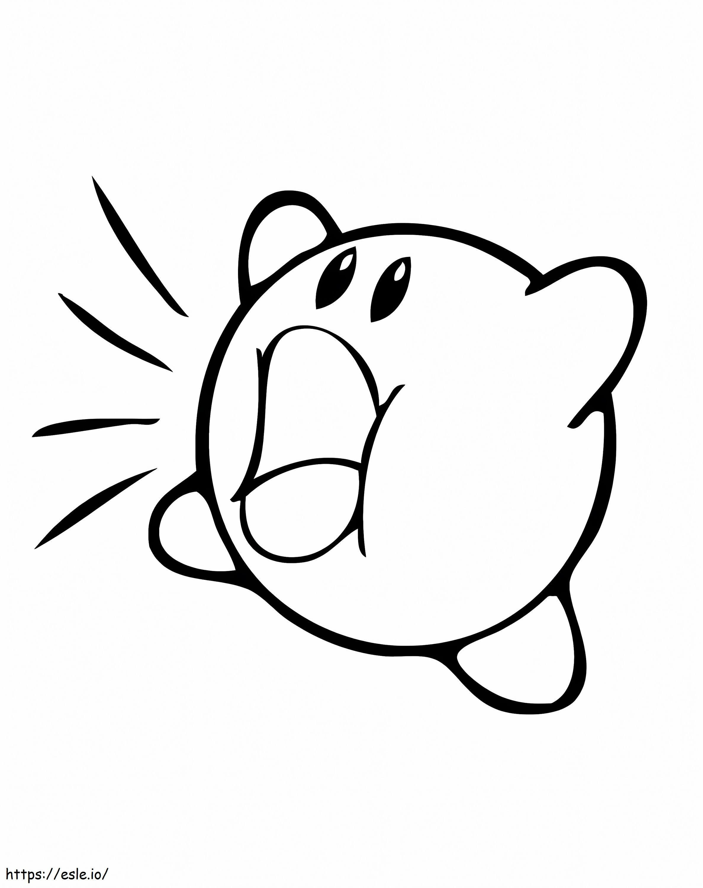 Little Kirby coloring page