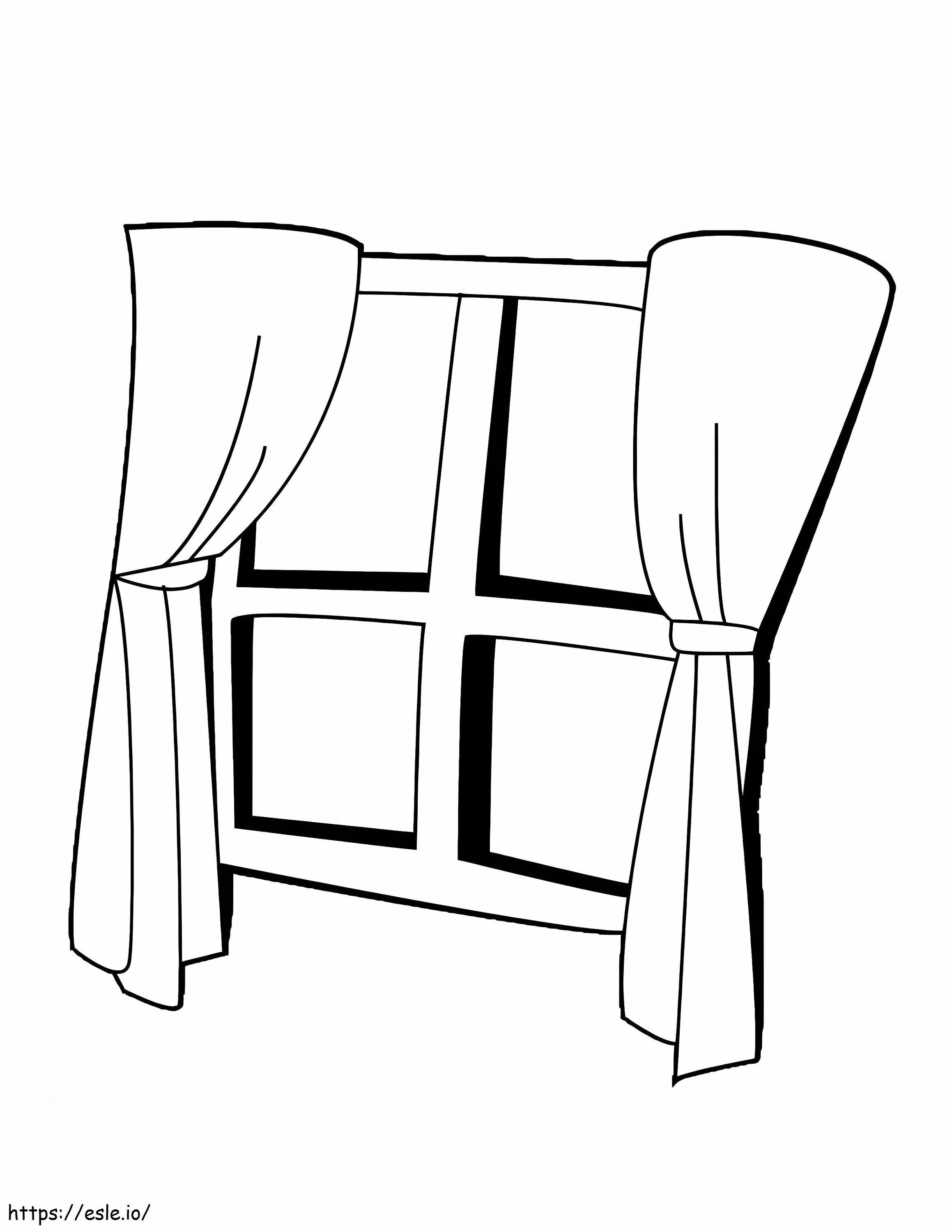 Free Printable Window coloring page