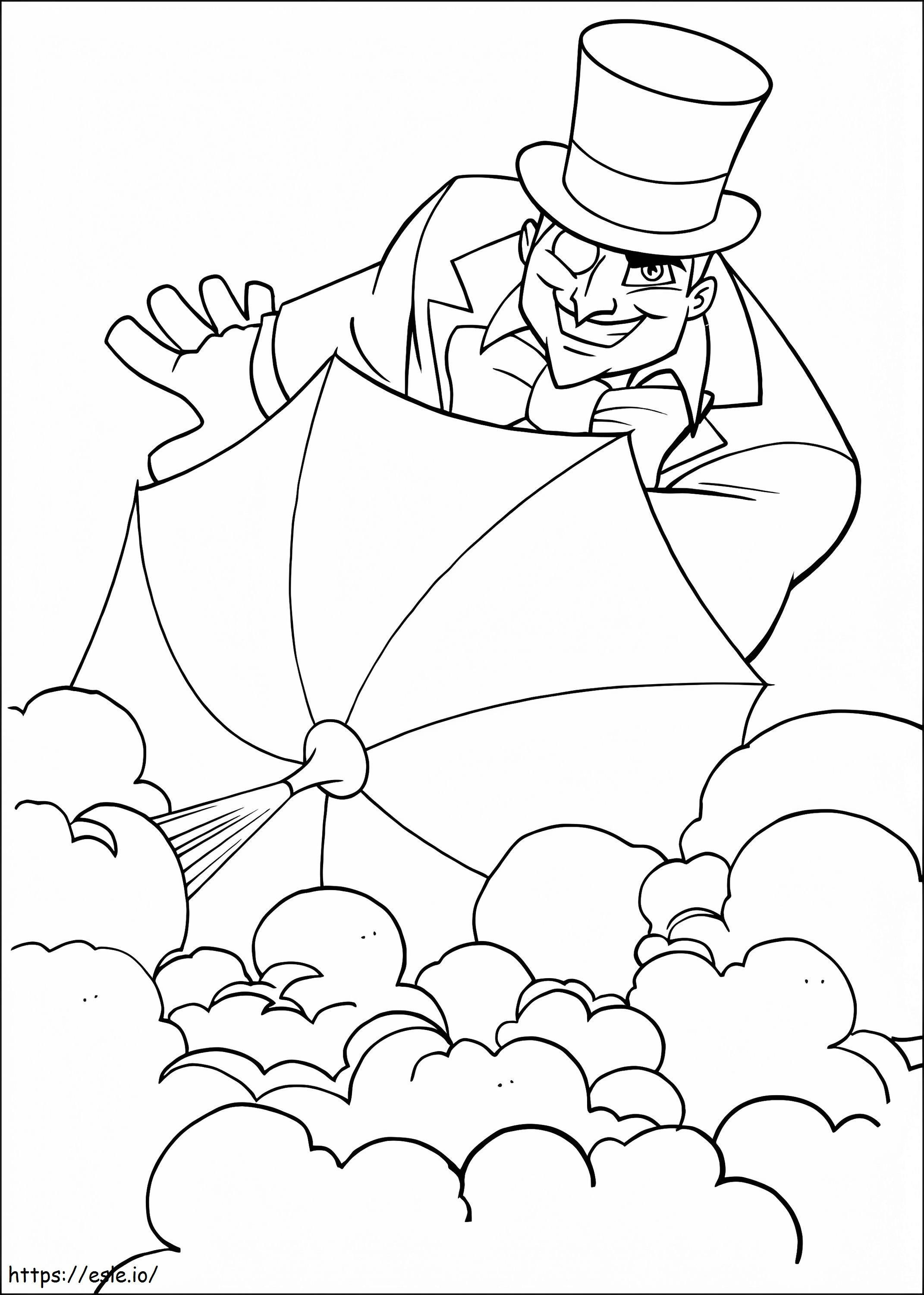 Penguin From Super Friends coloring page