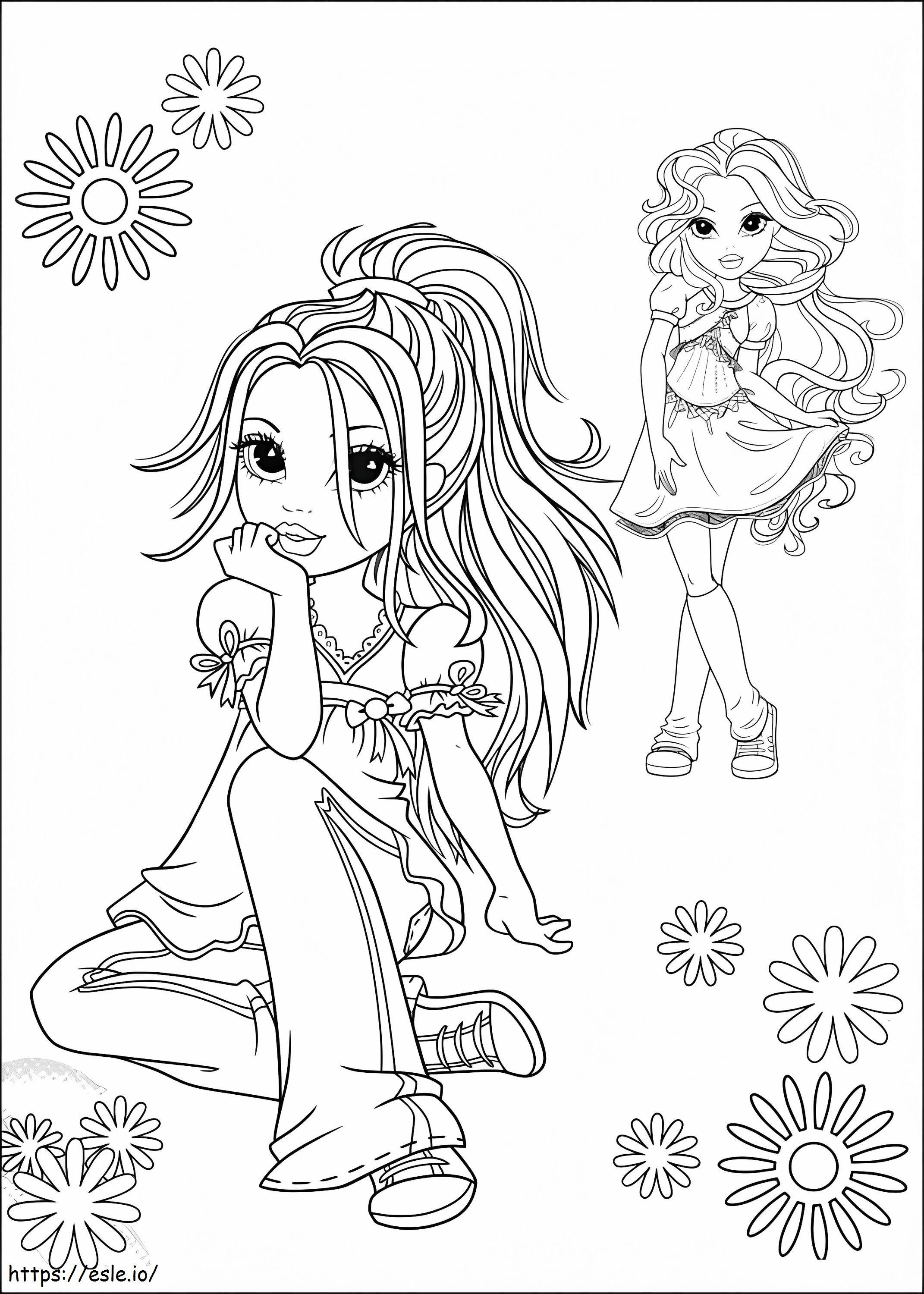 Moxie Girlz 13 coloring page