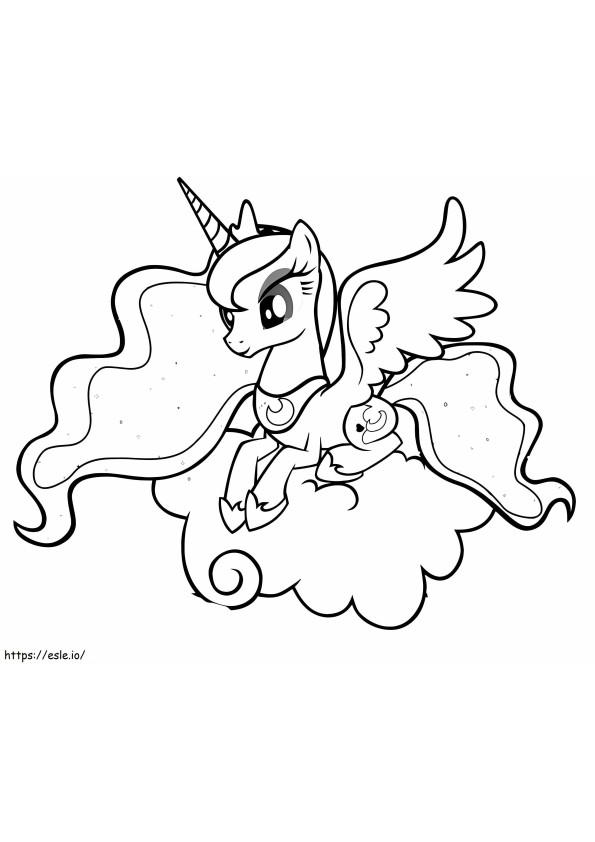 Cool Princess Luna coloring page