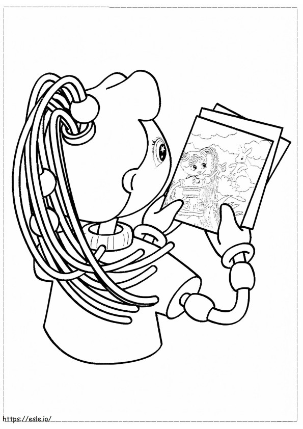Coloriage Betty Spaghetti 4 à imprimer dessin