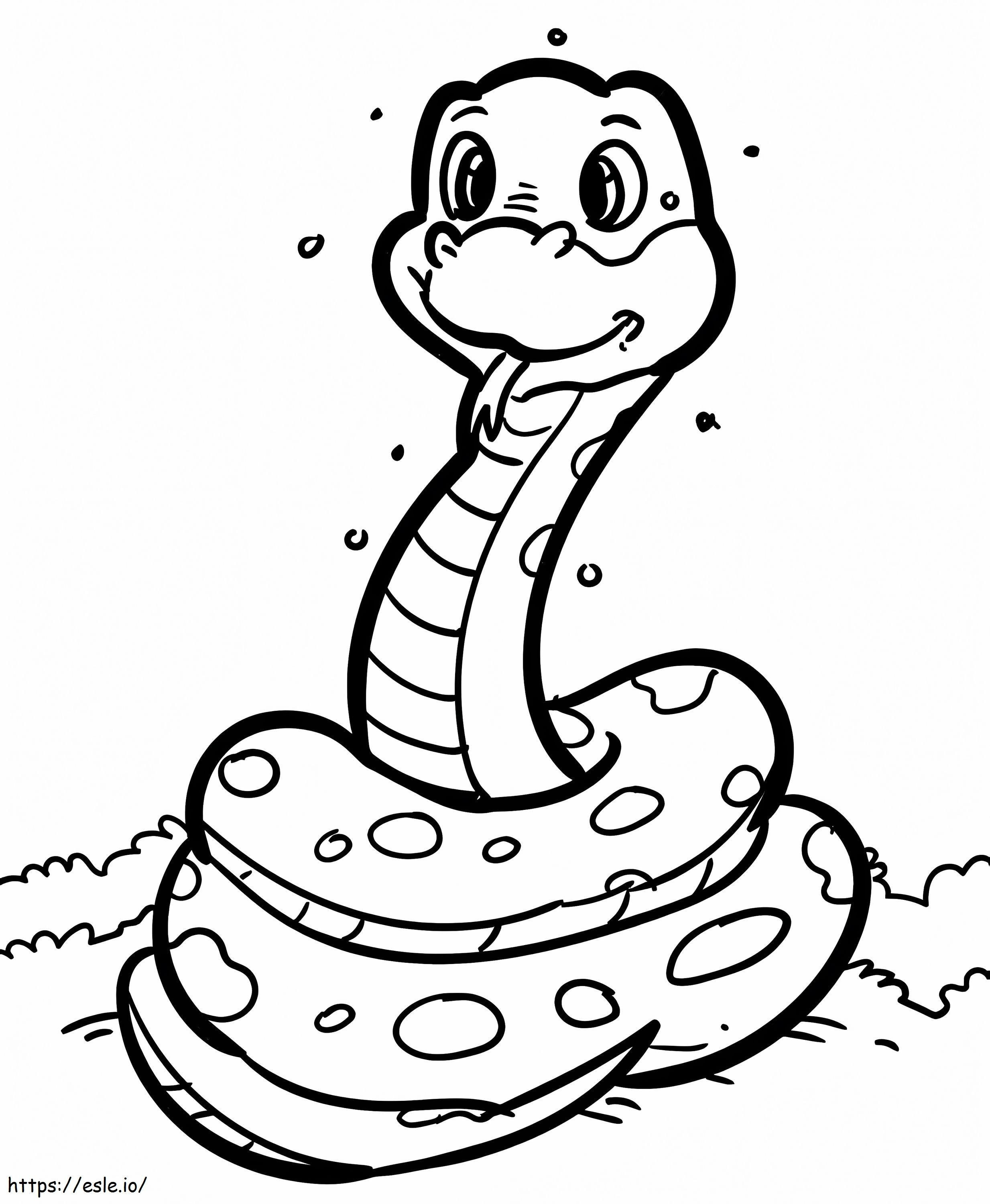 Little Snake coloring page
