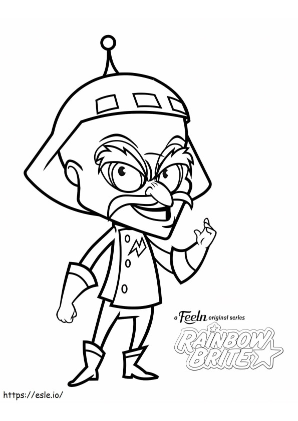 Murky From Rainbow Brite A4 coloring page
