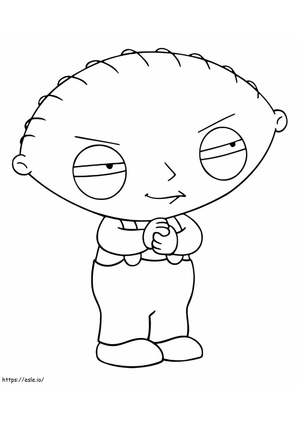 Stewie Griffin coloring page
