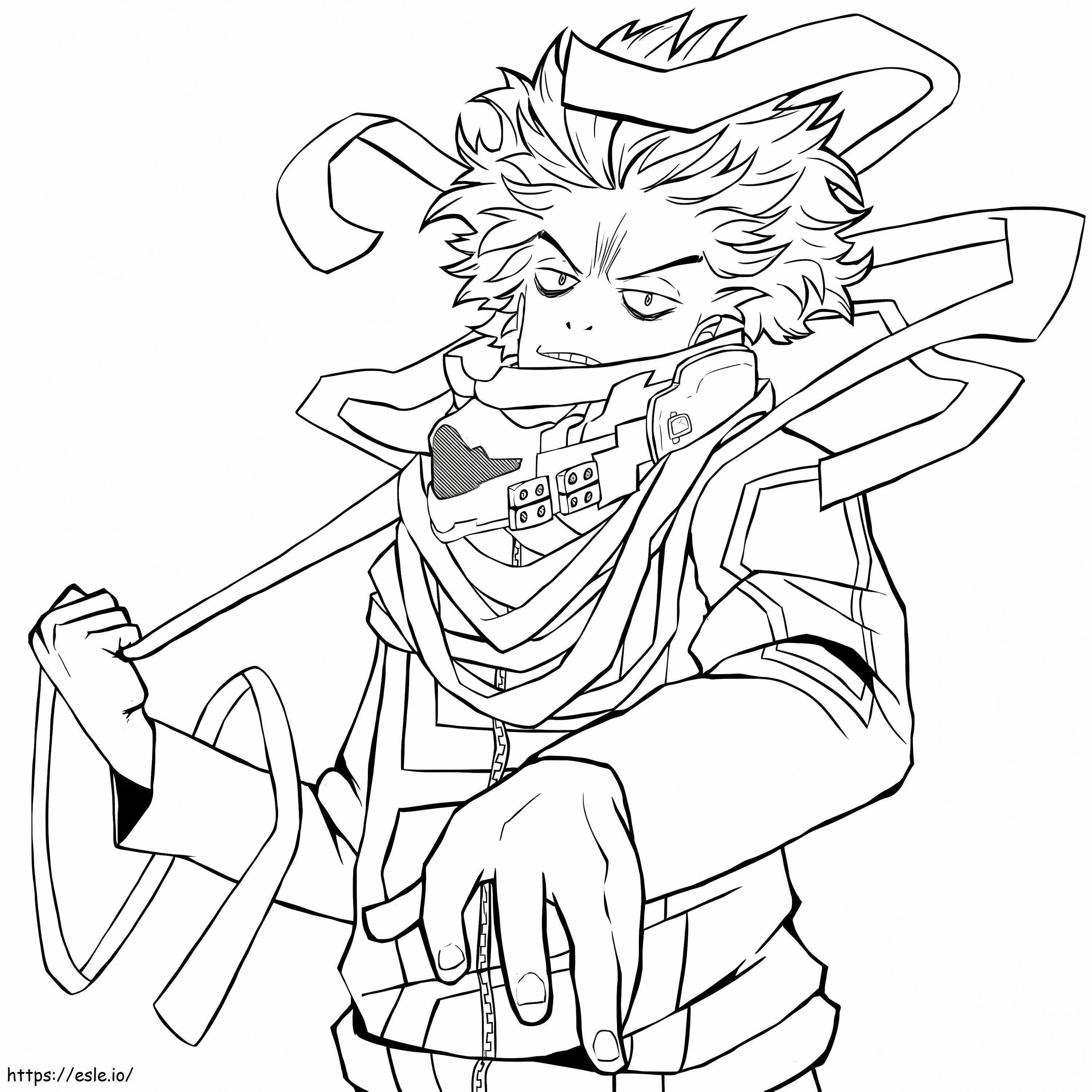 Awesome Hitoshi Shinso coloring page