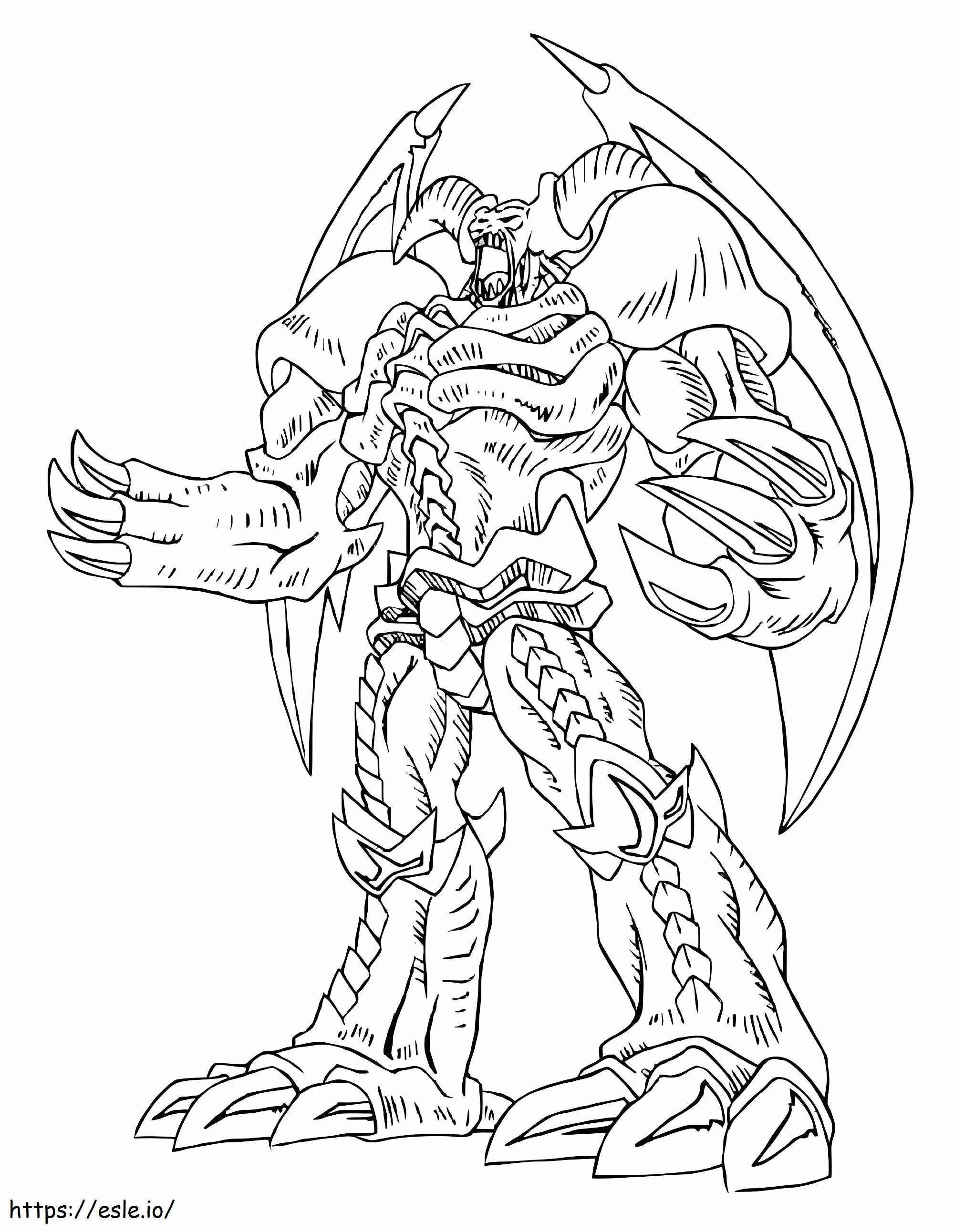 YuGiOh 3 coloring page