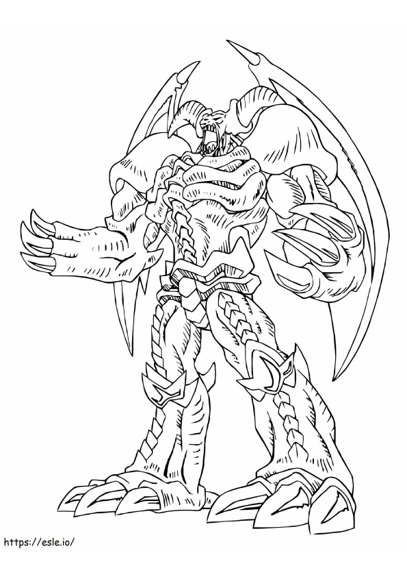 YuGiOh 3 coloring page