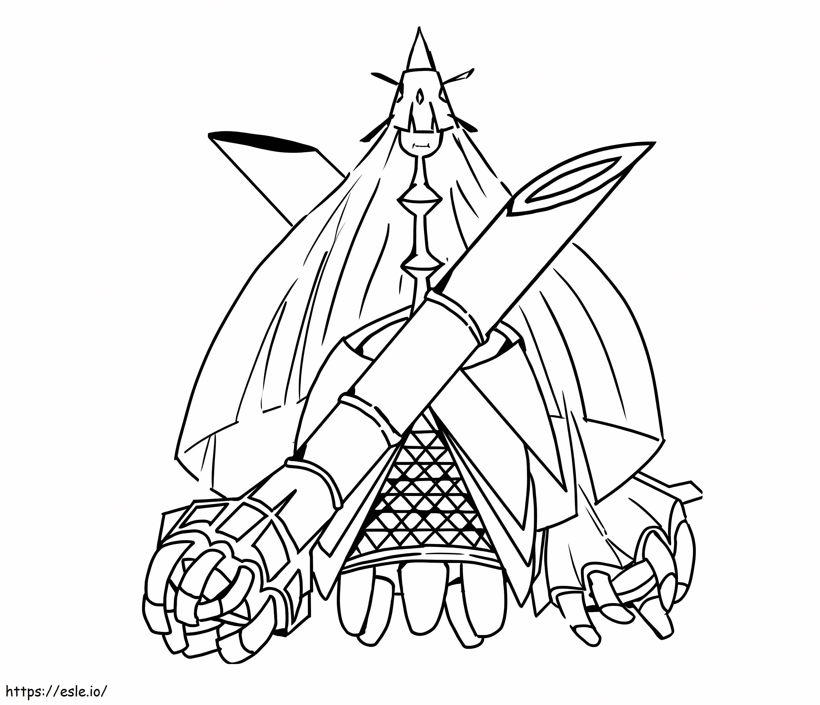 Celesteela Pokemon 2 coloring page