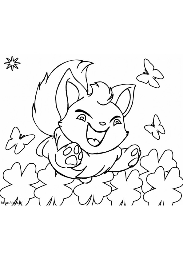 Funny Neopets coloring page