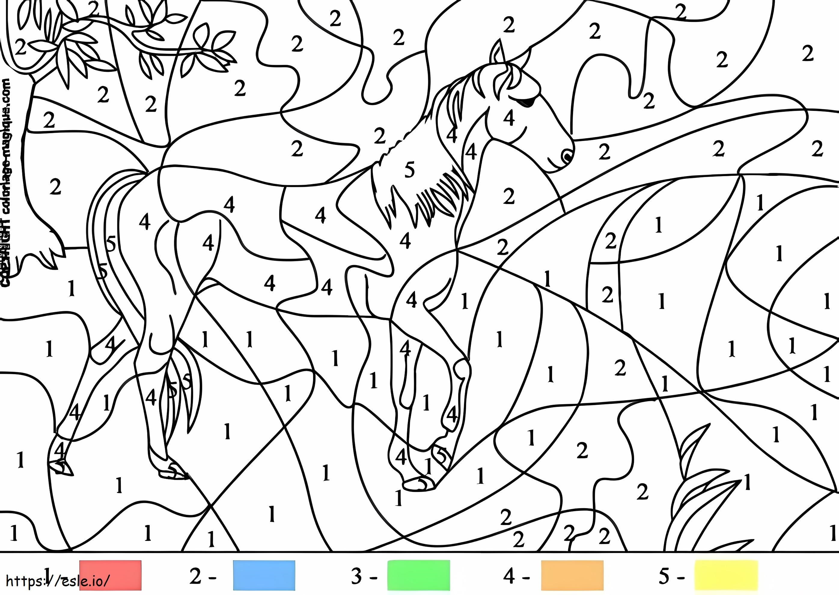 Magical Unicorn 2 coloring page