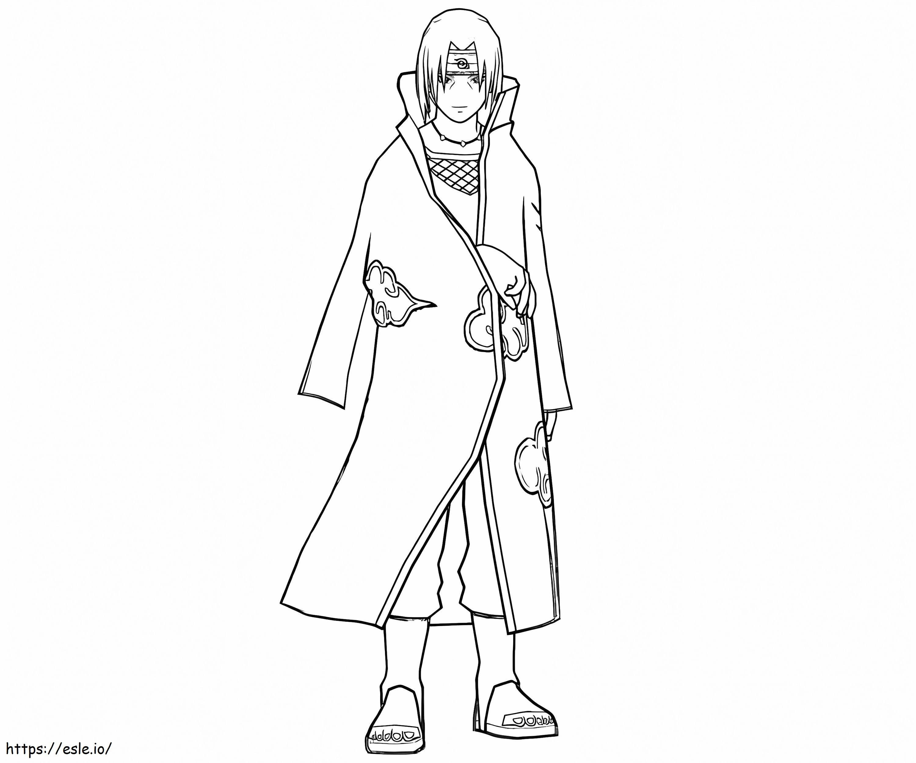 Perfect Itachi coloring page
