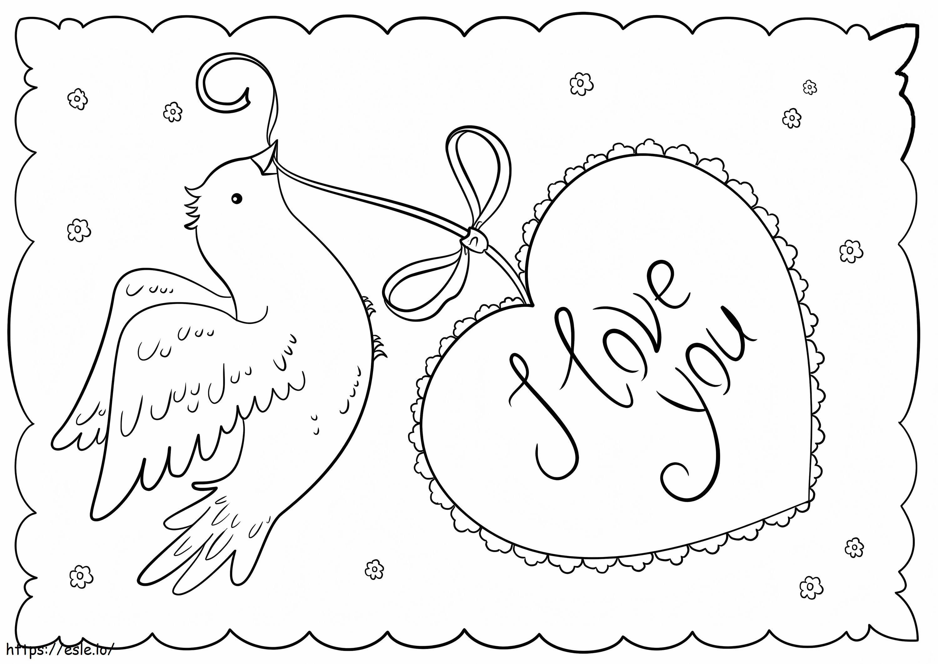 St Valentines Day Card 18 E1600446091410 coloring page