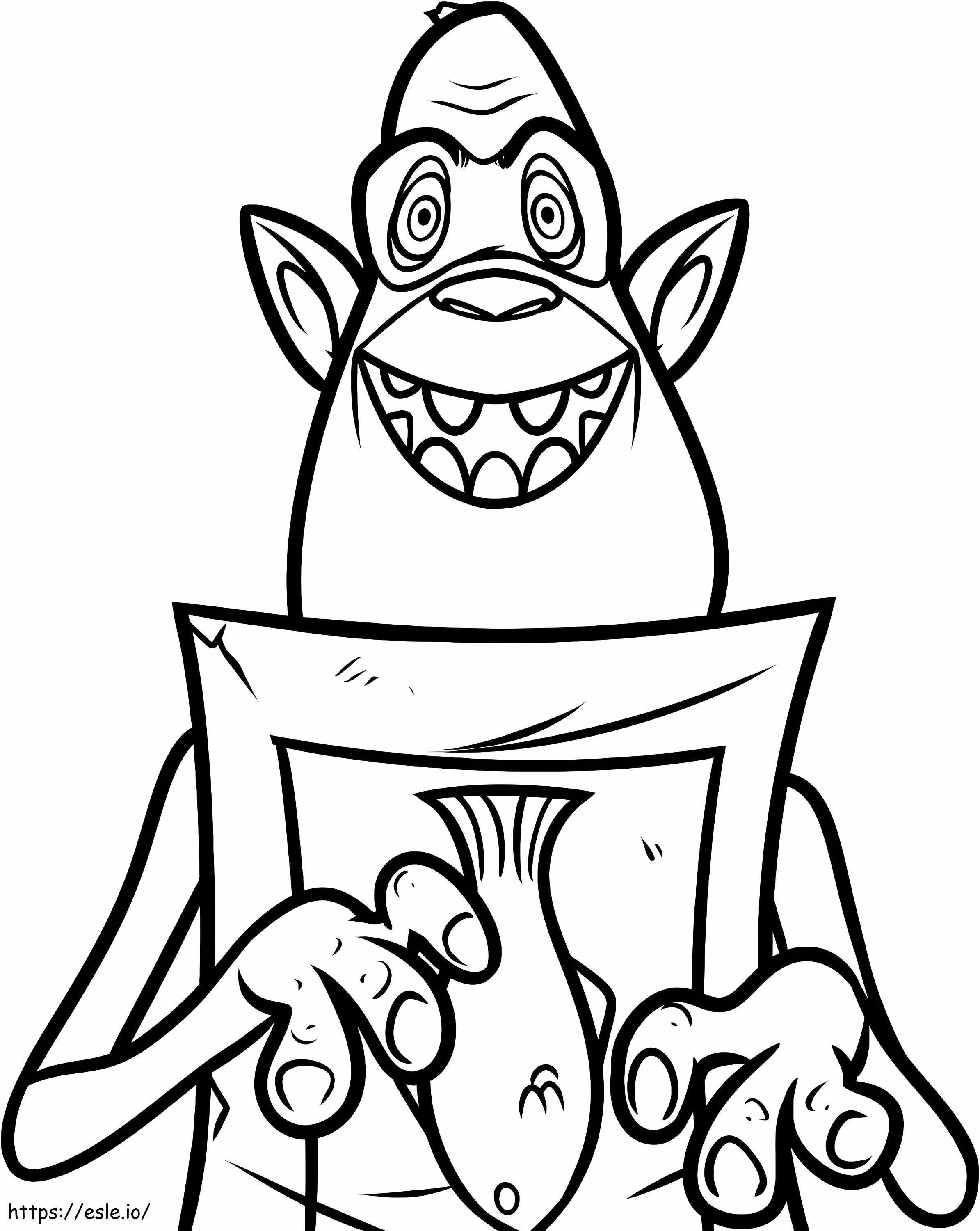 Fish From Boxtrolls coloring page
