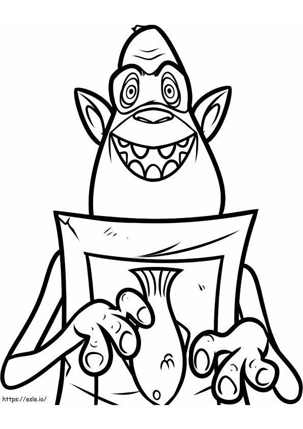 Fish From Boxtrolls coloring page