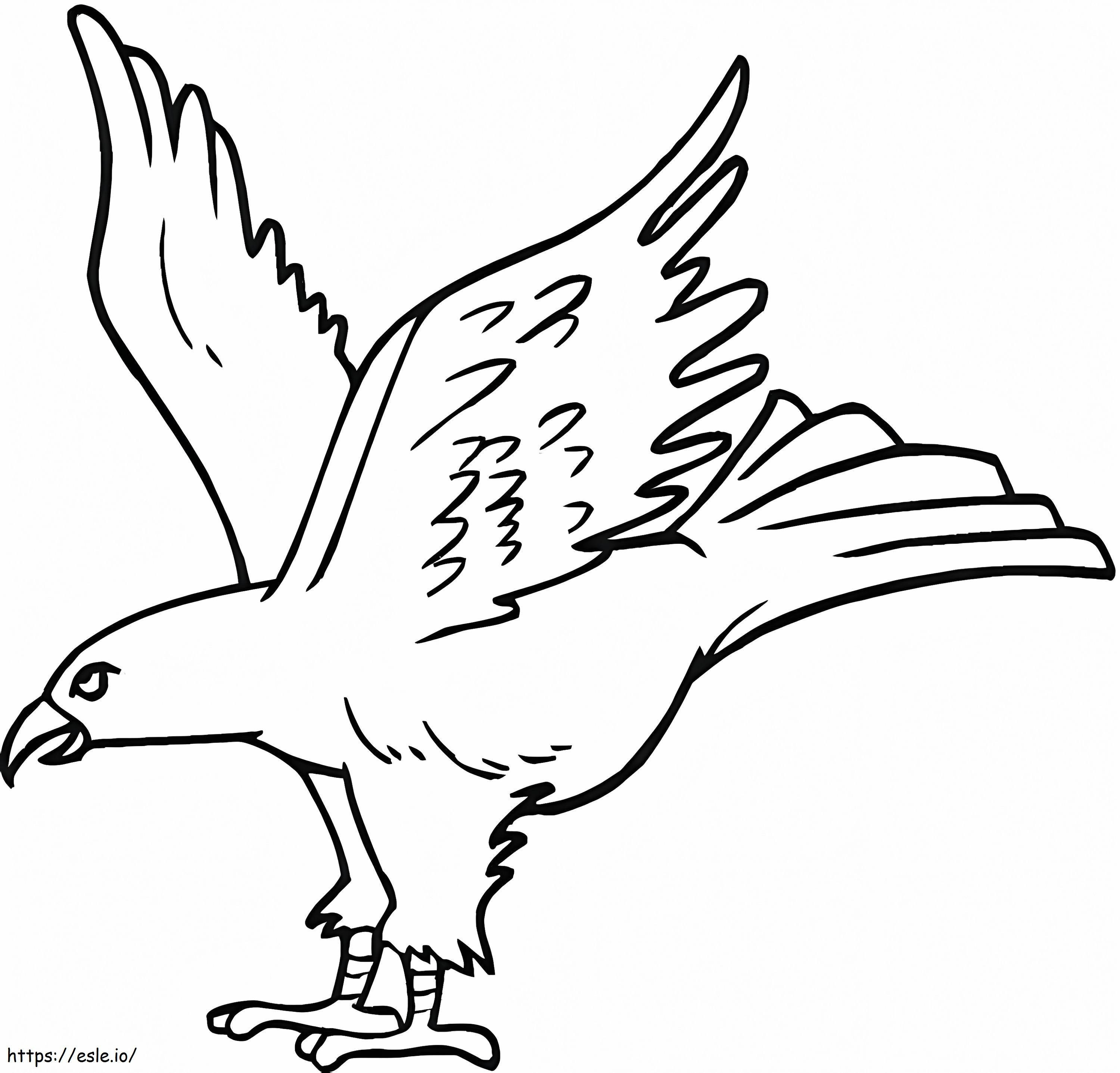 Coloriage Coloriage Maul Eagle à imprimer dessin