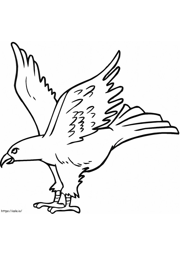 Coloriage Coloriage Maul Eagle à imprimer dessin