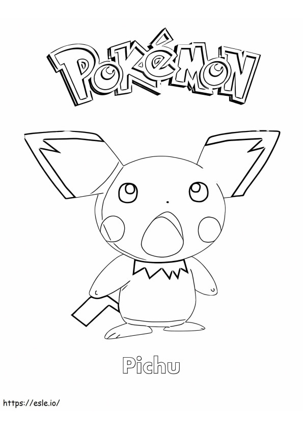 Pichu Normal coloring page