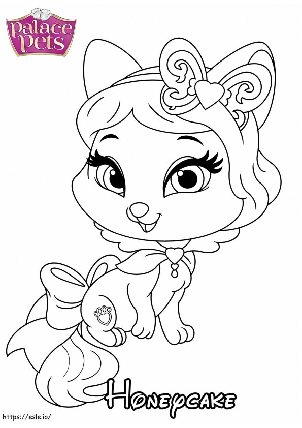 Honeycake Princess coloring page